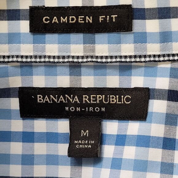 Men's Banana Republic Camden Fit Long Sleeve Button Down Shirt-Sz Medium - Picture 9 of 9